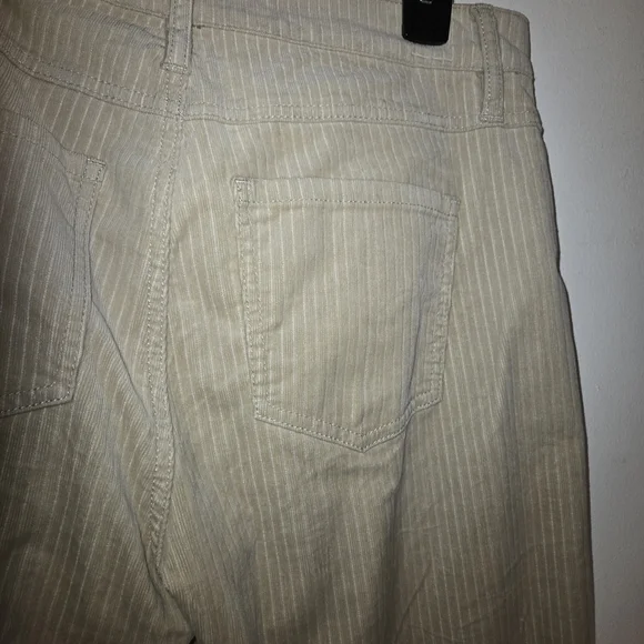 Cabi Beige Corduroy Wide-Leg Pants - Picture 5 of 6